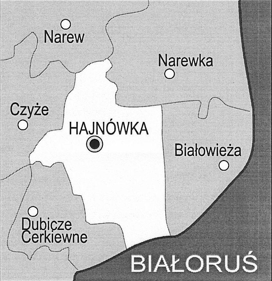 Załącznik Nr 6 do Uchwały Nr XXV/135/13 Uzasadnienie zastosowanej symboliki w herbie, fladze i pieczęci oraz rys historyczny Gmina Hajnówka okala miasto Hajnówkę, stanowiące oddzielną jednostkę