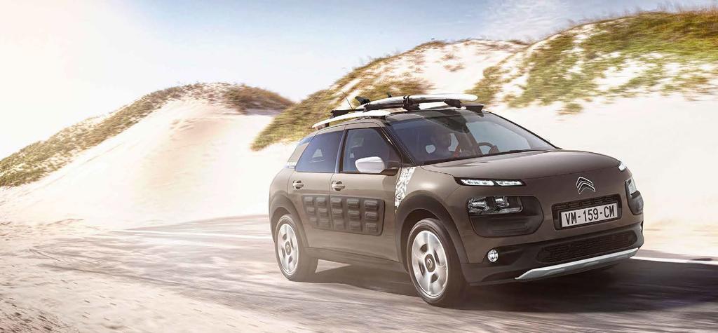 CITROËN C4 CACTUS RIP CURL PODRÓŻ TO NOWA PRZYGODA CITROËN C4 CACTUS, jedyny w swoim rodzaju, pełen optymizmu crossover