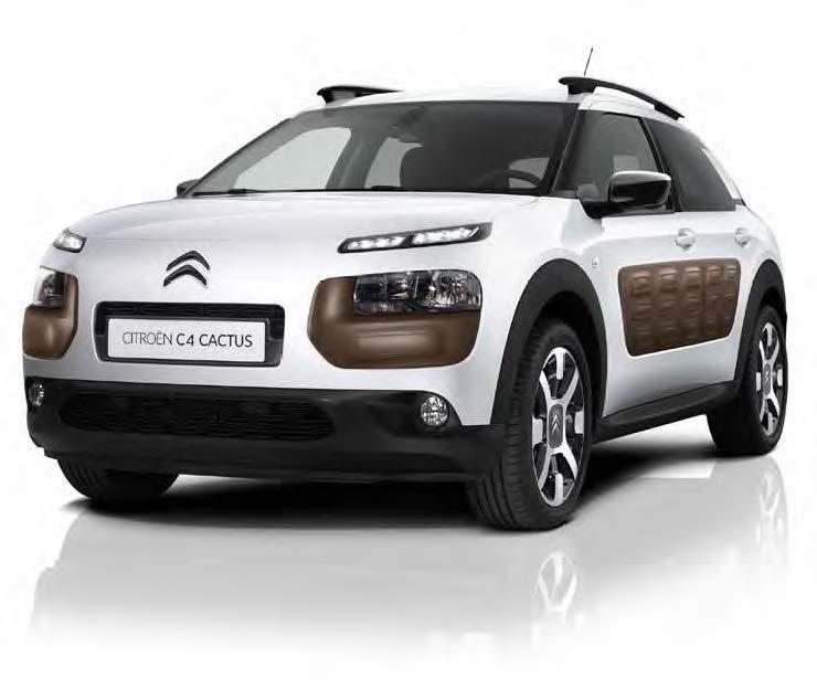 CITROËN C4 CACTUS MOCNE STRONY DESIGN NADWOZIA Proste w formie, ale stylowe i funkcjonalne detale.