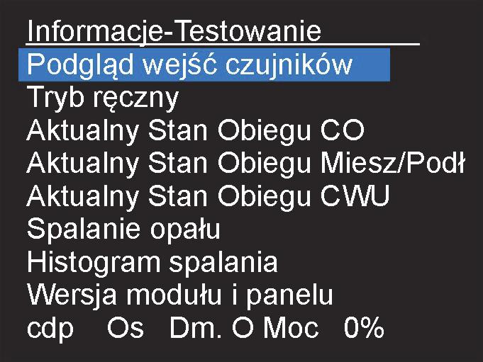 Pojawi się okno pokazane poniżej przyciskami i,wybieramy pozycję Tryb pracy pomp i wchodzimy do okna ustawień przyciskiem Instrukcja użytkownika regulatora Iryd+ RTZ pid (K) 16.