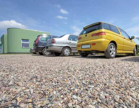 Dąbrówka drogi pożarowe parkingi żwirowe drogi dojazdowe pobocza dróg