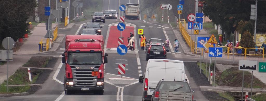 Roboty wykonane w ramach bieżącego utrzymania dróg i mostów DK 17 m. Stary Zamość odnowa nawierzchni na dł.