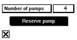 ..6) i ustalenie pracy z/ bez pompy rezerwowe (Reserve pump)j Liczba pomp z/bez pompy rezerwowej zależy od urządzenia zależy od urządzenia 3.3.4.