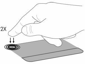 Włączanie i wyłączanie płytki dotykowej TouchPad Gdy obszar płytki dotykowej TouchPad jest aktywny, wskaźnik nie świeci.