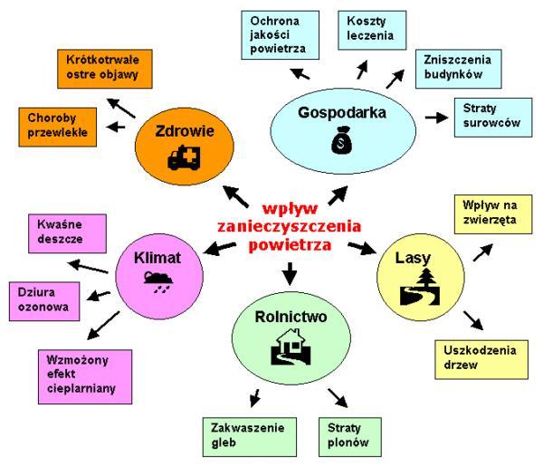 WPŁYW ZANIECZYSZCZEŃ