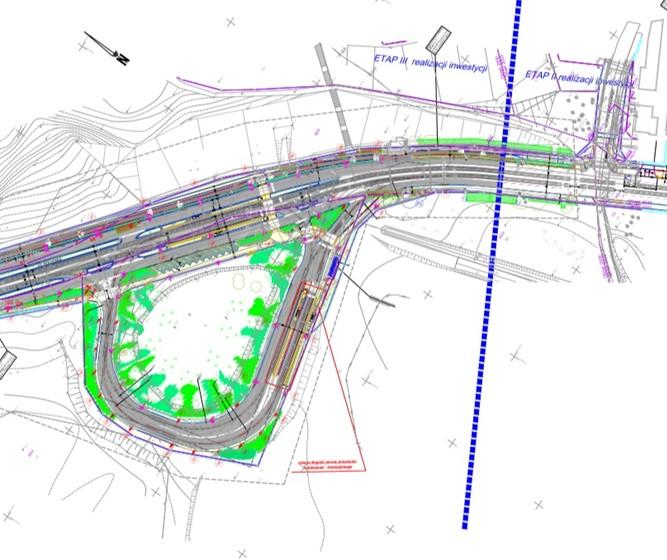 Plan sytuacyjny Przebudowa ulic Niemierzyńskiej, Arkońskiej, Spacerowej do al.