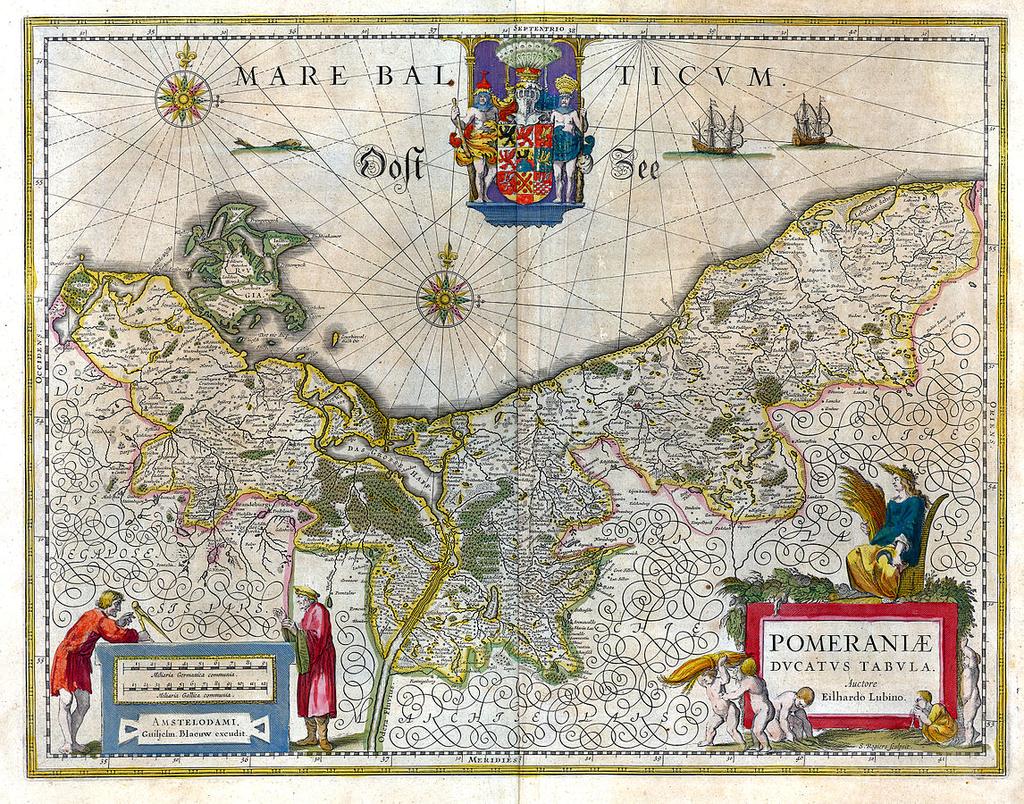 VI Mapa Pomorza z XVI wieku www.królpolski.