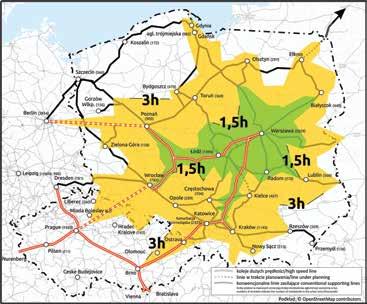 Korytarze z Wrocławia do Pragi i z Poznania do Berlina oraz przedłużenie linii CMK od Warszawy do Gdańska znalazły się w Koncepcji zagospodarowania przestrzennego kraju do 2030 r.