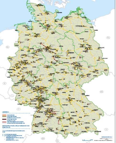 6. Stawki opłat drogowych w Niemczech za kilometr Stawka opłat Kategoria koszty Stawka opłat związane z Łączna stawka Liczba osi koszty związane z zanieczyszcze opłat w centach infrastrukturą niem