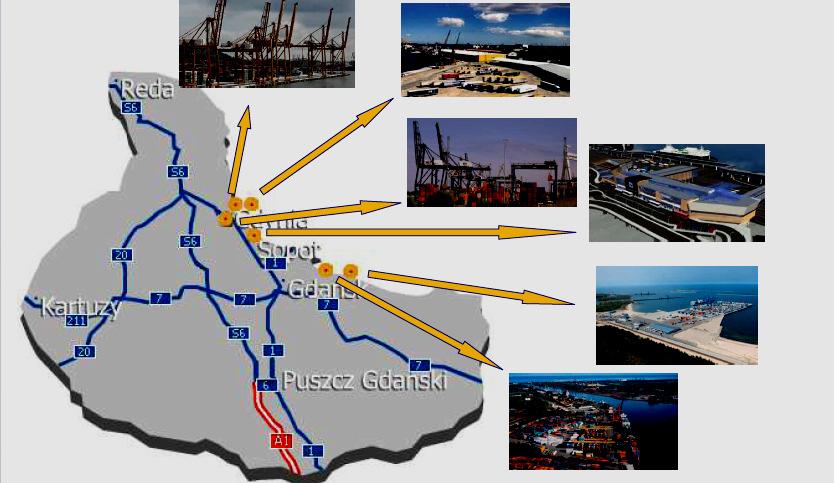 DCT obsługuje wielkie kontenerowce globalnego operatora Maersk. I tak raz w tygodniu wpływają do portu statki obsługujące linię AE10 łączącą Azję z Europą.