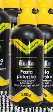 PASTA POLERSKA GRUBOZIARNISTA PASTE COMPOUNG POLIERPASTE Najbardziej uniwersalna pasta polerska przeznaczona do ręcznego i mechanicznego polerowania lakieru.