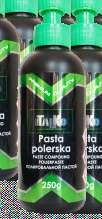 PASTA POLERSKA DROBNOZIARNISTA PASTE COMPOUNG POLIERPASTE Pasta polerska z zielonym korkiem to wszechstronny i ceniony w środowisku lakierniczym środek polerski.