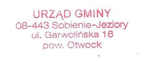Sobienie-Jeziory, dn. 24.06.2013r. ZAPYTANIE OFERTOWE nr 1/06/2013 Gmina Sobienie-Jeziory, 08-443 Sobienie-Jeziory, ul.
