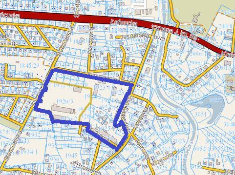 Rysunek 7 Lokalizacja podobszaru nr 5 Źródło: http://mprzeworsk.e-mapa.