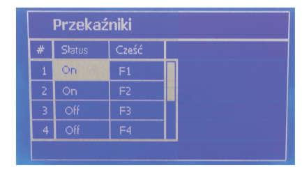 parametry zgodnie ze zrobionymi zmianami w krzywych 17.