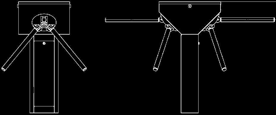 Funkcje urządzenia BR2-STI2 (-DA) KONSTRUKCJA URZĄDZENIA MECHANIZM Elektromechaniczne wspomaganie ruchu ramion. Sprzęgło przeciążeniowe. Dwa układy blokowania ruchu ramienia.