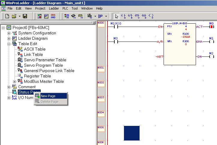 Rys. 19 Dodawanie nowej StatusPage w programie WinProLadder Dodajemy teraz