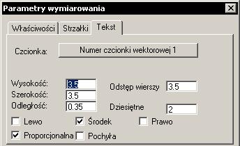 Teksty: patrz "Tekst/Nowy" Tekst/Nowy" Aby więcej wiedzieć: Rysuj/Wymiar/Poziomy Rysuj/Wymiar/Pionowy Rysuj/Wymiar/Między 2 liniami Rysuj/Wymiar/Między 2 punktami Rysuj/Linia pomocnicza/pozioma To