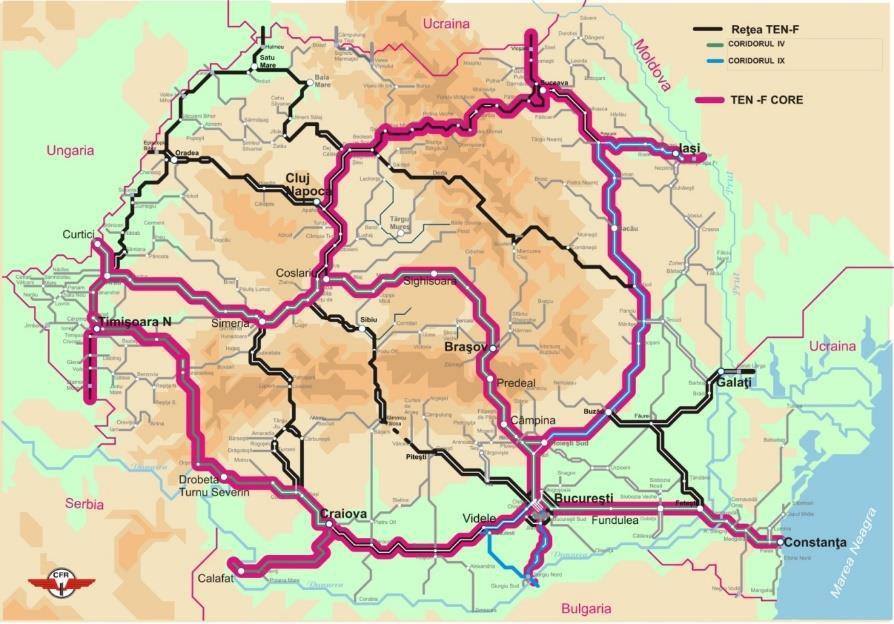 Rețeaua TEN-T centrală va conecta: 83 de porturi europene principale cu legături feroviare și rutiere; 37 de aeroporturi principale cu legături feroviare cu orașe mari; 15.