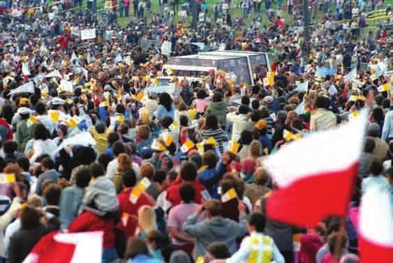 John Paul II Vous êtes des hommes et des femmes de demain, dans vos cœurs et dans vos mains se trouve l avenir.