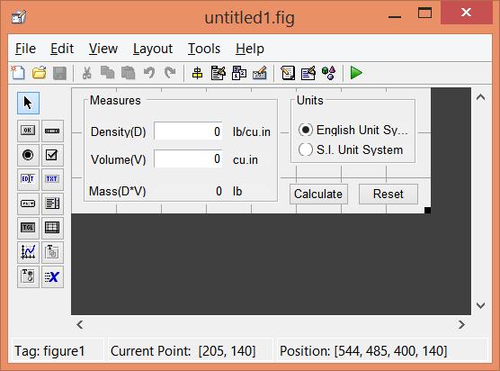 minut, testu 0 minut Wstęp Graficzny interfejs użytkownika w MATLABie można generować na dwa sposoby: wykorzystując nakładkę GUIDE bądź też programując bezpośrednio pliki *.