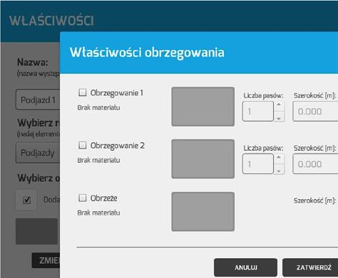 maksymalnie 3 warstw obrzegowania.