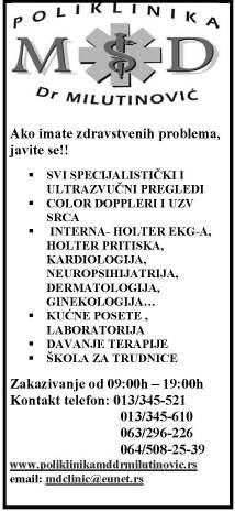 20 Петак, 10. март 2017. ОГЛАСИ marketing@pancevac-online.rs ПОСАО ПОТРАЖЊА ЕЛЕКТРИЧАР: поправке бојлера, шпорета, индикатора, разводних табли, инсталација. Мића, 064/310-44-88.