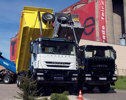 www.truck-van.pl Prezentacja BUDOWLANE Tym razem Iveco zorganizowało własną wystawę ciężarówek obok targów. Partnerzy z poprzednich lat, Fiat i Astra byli nieobecni.