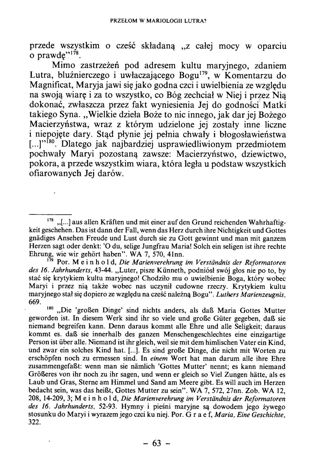 przede wszystkim o cześć składaną z całej m ocy w oparciu 0 praw dę 178.