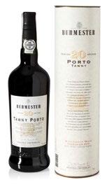 Touriga, Tinta Roriz, Touriga Franca, Tinta Barocca IWSC Złoto, Wine Enthusiast 91 pkt, Wine Spectator 91 pkt, Wine & Spirits 90 pkt BURMESTER 20 ANOS TAWNY PORTO Bursztynowo-brązowy.