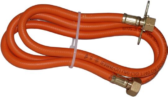 Wąż przyłączeniowy do gazu Rubber hose with connection Резиновый шланг с соединительным l (m) IFA1452 2