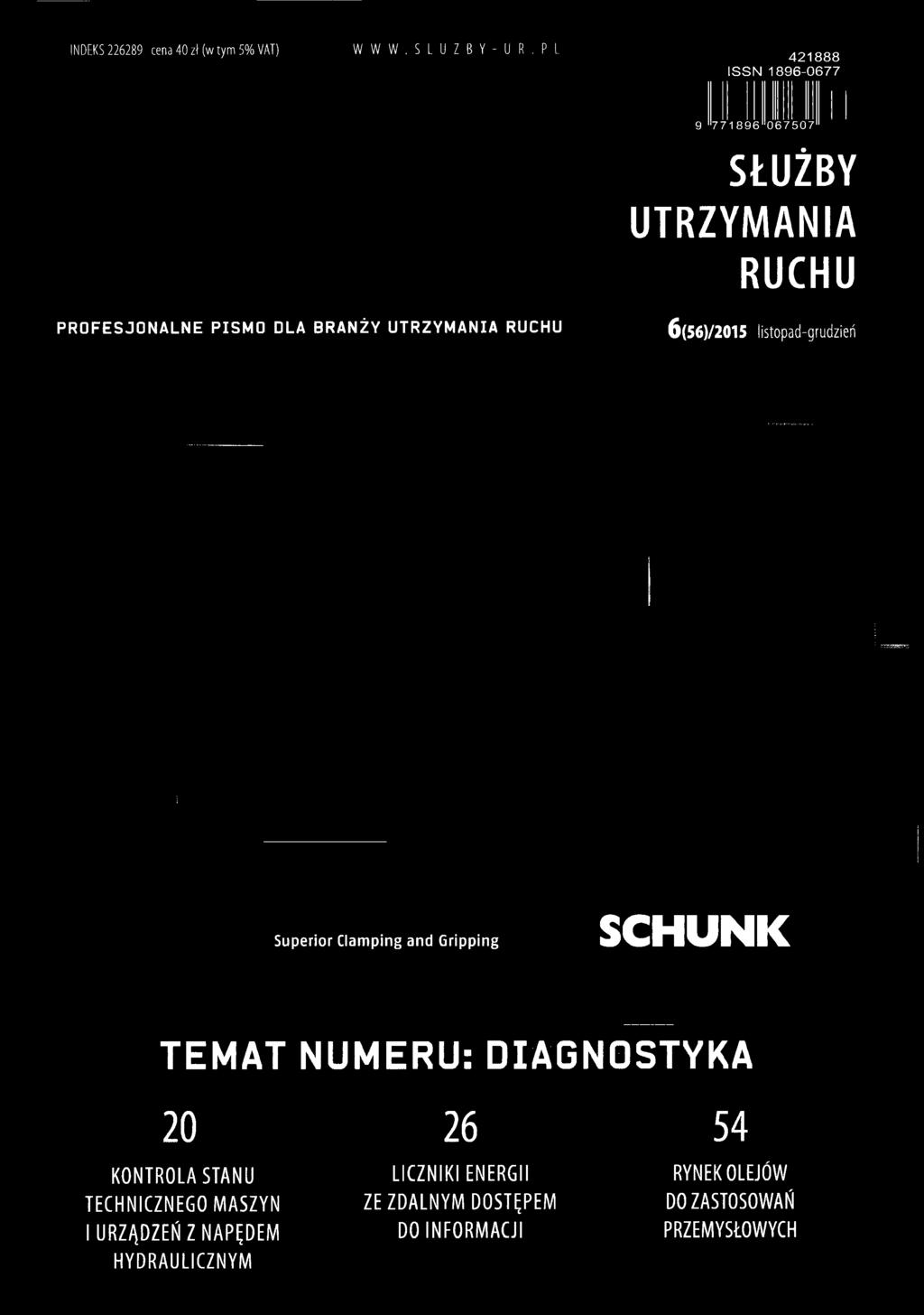 DIAGNOSTYKA 20 26 54 KONTROLA STANU LICZNIKI ENERGII RYNEK OLEJÓW