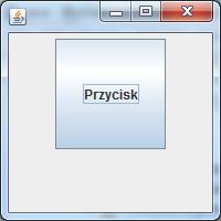 możliwe rozmiary  setlayout(new FlowLayout()); JButton b = new JButton("Przycisk"); b.