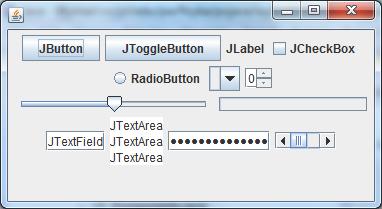 Kontrolki w Swing JButton JCheckBox JComboBox JList JMenu