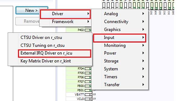 Jak poprzednio, w oknie Main Thread Modules dodajemy moduł New Driver Connectivity SCI Common (rysunek 15), a następnie New Driver SPI