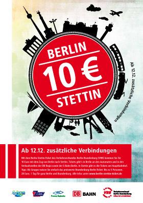 Was in der Oderregion schon erreicht wurde Co osiągnięto na obszarze regionu Odry UBB nach Swinemünde 3 tägliche Direktverbindungen Dresden-Breslau 10 EUR Ticket Berlin-