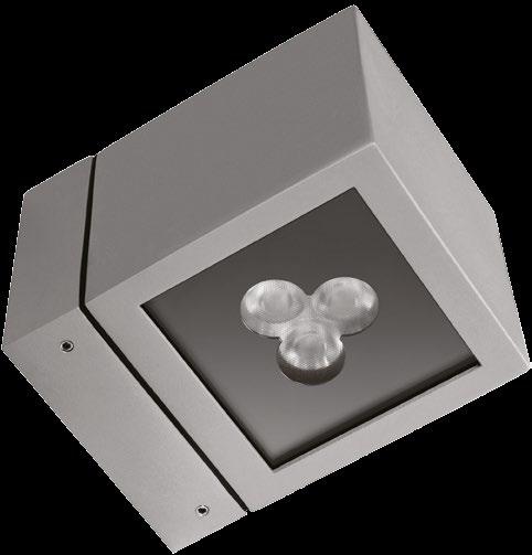 ICE CUBE 2 LED Small decorative wall luminaire, feautining high quality LED light sources, double-sided light beam.