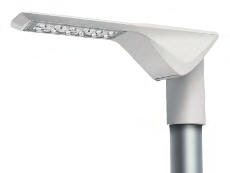 URBINI LED EN PL DE Professional streetlight luminaire for LED light sources. Oprawa uliczna w nowoczesnej formie na źródła światła LED. Moderne Straßenleuchte für LED Lichtquellen.