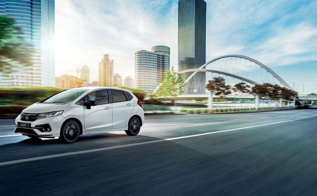 WYRÓŻNIJ SIĘ Nowa Honda Jazz Dynamic to najbardziej sportowa odsłona modelu Jazz w historii.