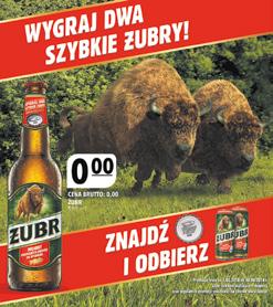 PIWO TYSKIE GRONIE 4 x 500 ml,puszka Kompania Piwowarska 1 l/5,49 9 99 PIWO OKOCIM JASNE OKOCIMSKIE 4 x 500 ml, puszka