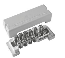 Złączki i zaciski ochronne / Joints and protection clamps / Клеммы и защитные зажимы Szyny wyrównujące potencjał DIN rail equalizing potential Планки выравнивания потенциалов / e / SWP-G1 SWP-G2