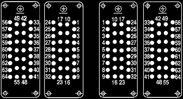 77,5 27 18,3 M 33,5 19,5 * M3x10 1,2 F 84,5 34 18,2 1,2 36,2 M 77,5 F Układ styków i wymiary otworu do wycięcia w panelu.