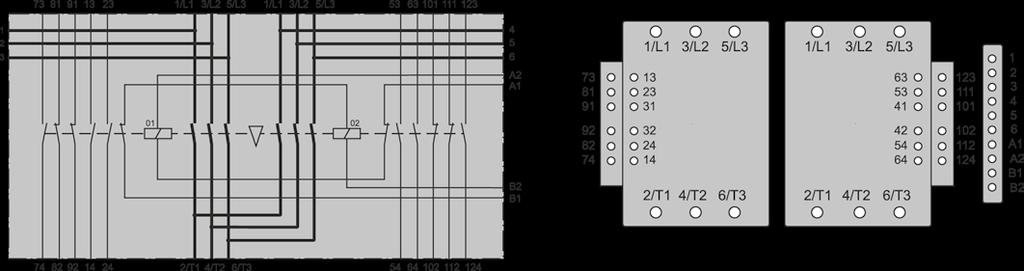 .. 2z + 2r Power network switch... 2NO+2NC Переключатель PSA.