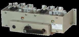 Aparatura / Switching equipment / Аппаратура Przełączniki PLO Przełączniki PLO 2525 w PLO 4040 na prądy do 400 A Budowa Przełączniki PLO składają się z dwóch rozłączników LO-.