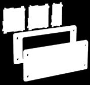 Wyposażenie obudów / Equipment of enclosures / Оснащение корпусов System płyt kablowych membranowych typu FL 21 Nowa koncepcja elastycznego systemu przepustów kablowych dla rozdzielnic elektrycznych.