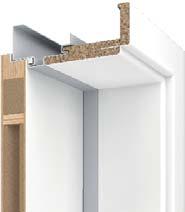 Datorită profilului special al componentelor tocului de ușă metalic, pervazurile se pot monta uşor, asigurând un finisaj estetic adaptat fiecărui interior.