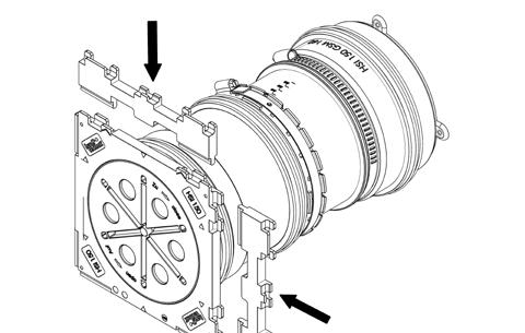 FR Formation d'un passage avec l'entretoise HSI-AH 40 Pour le raccordement de la gaine passe-câble (D a= 160 mm), il faut utiliser l'entretoise HSI-AH 40 (accessoires) pour la formation de passages