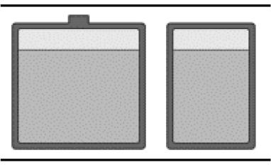 Menustap Invoerfunctie Invoerwaarde Tankshape Linear (lineair) Cylinder (cilinder) Ball (bol)