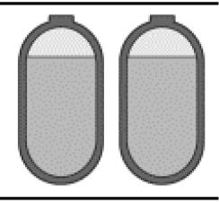 enkelwandige metalen tanks Konvex (convex) Kunststof batterijtank, convex licht gebolde vorm,