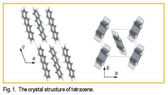 W4. Kryształy molekularne Tetracen Tc Pentacen Pc C 18 H 12 C 22 H 14 system